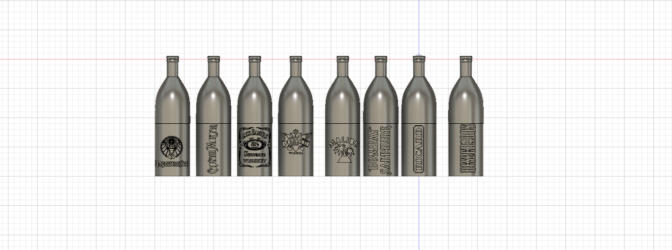 Free STL file alcohol bottle 🍾 ・3D print model to download・Cults